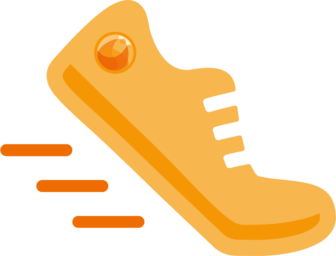 orange sneakers